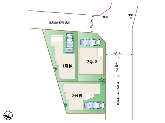 ハートフルタウン世田谷区千歳台Ⅳの見取り図
