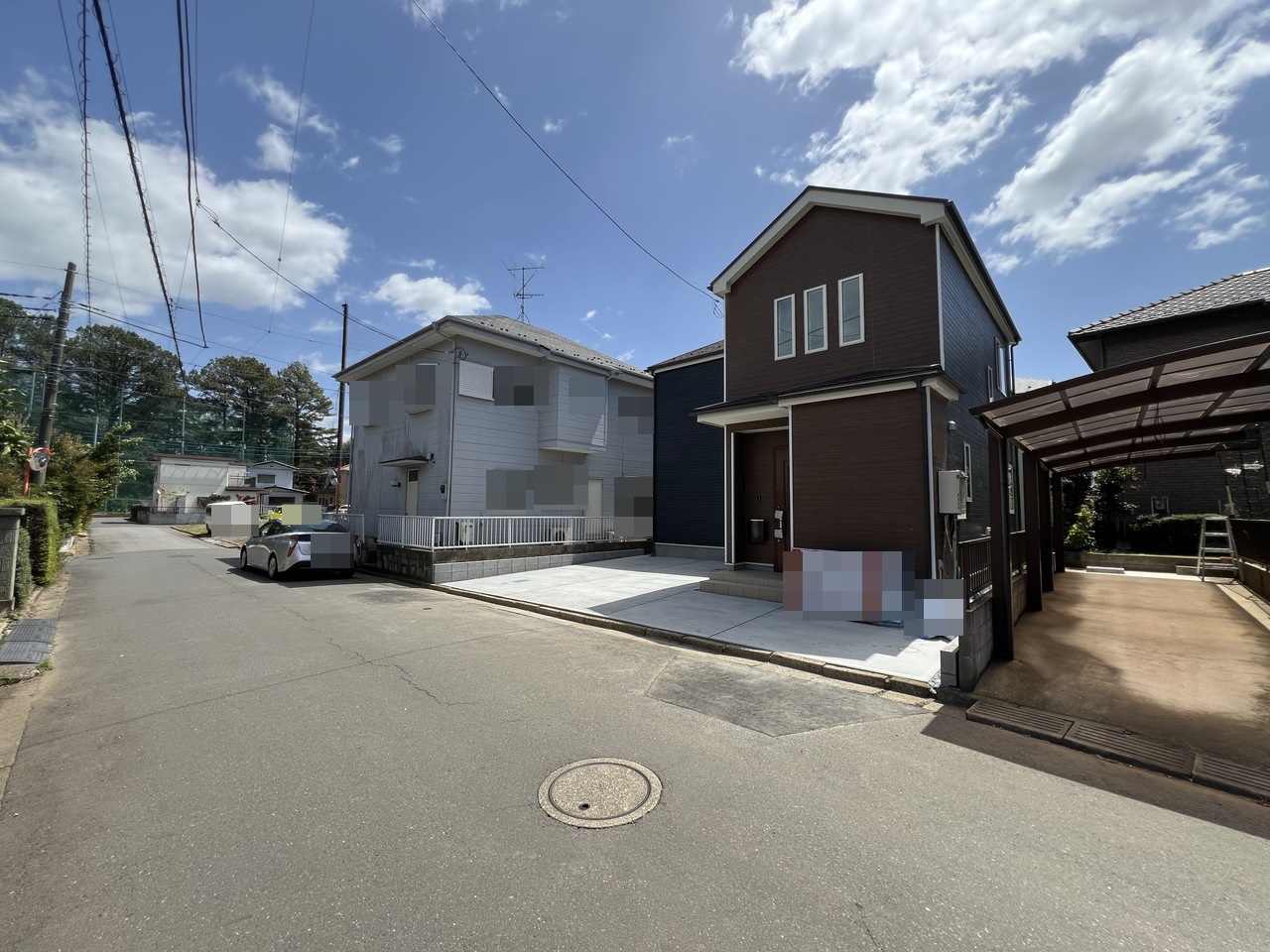 【1号棟外観】「地震に強い家」を飯田産業オリジナルの「I.D.S工法」で実現しました。お客様に安心して暮らすことができる住まいを提供いたします。