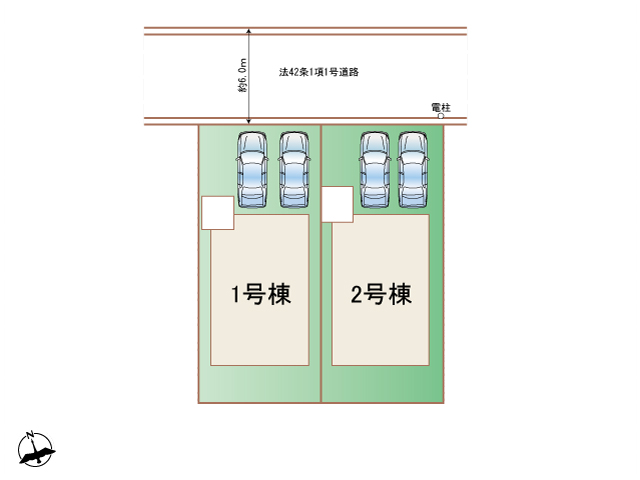 ハートフルタウン(神戸)神戸西宮下2丁目2期の見取り図