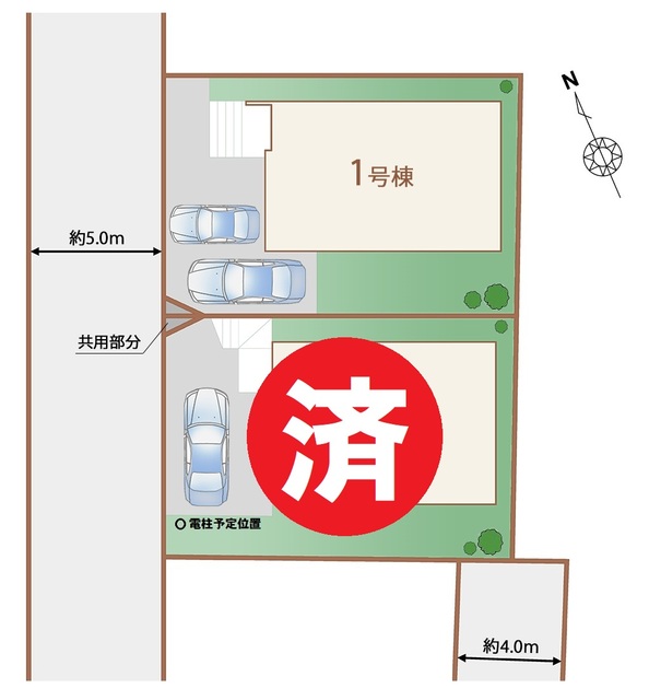 ハートフルタウン(立)小金井貫井北町5期の見取り図