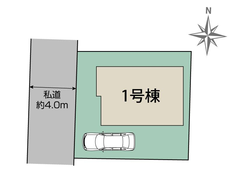 西東京市新町2丁目1棟 区画図