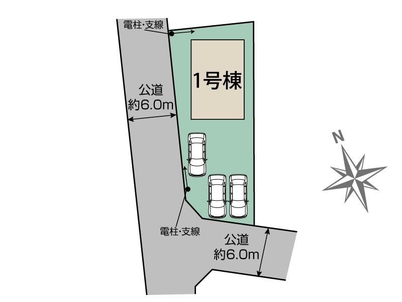 ブルーミングガーデン熊谷市別府３丁目１棟の見取り図