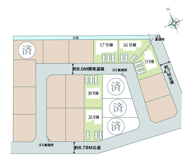 リナージュ木更津市高柳２１－３期の見取り図