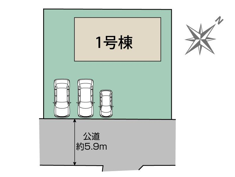 ブルーミングガーデン熊谷市肥塚１棟の見取り図
