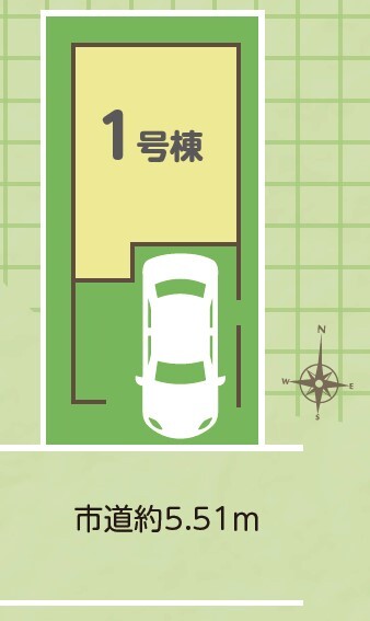 リナージュ東大阪市南鴻池町２３－１期の見取り図