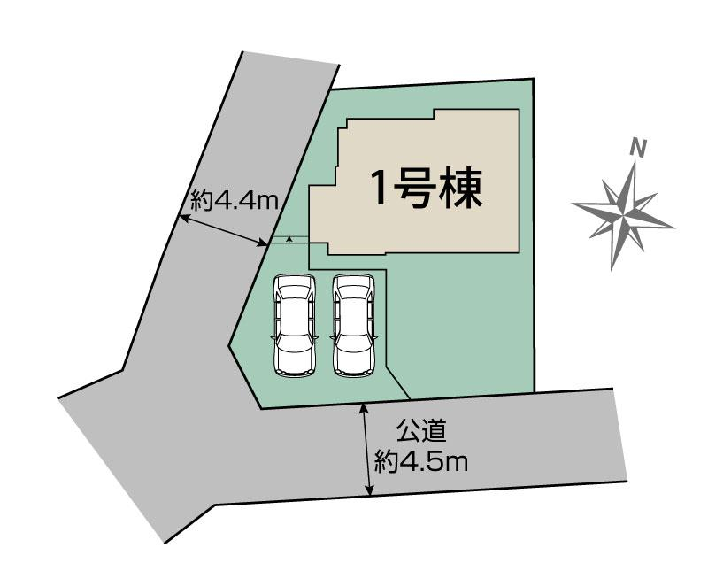 ブルーミングガーデン横浜市戸塚区上倉田町１棟の見取り図