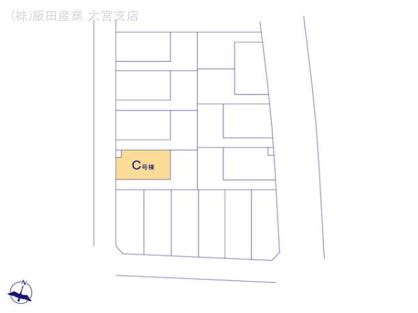 ハートフルタウン桶川坂田東2期の見取り図