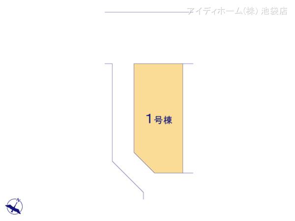 リナージュ練馬区土支田２３－４期の見取り図