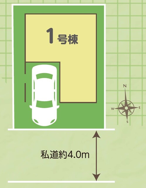 リナージュ東大阪市中石切町２２－１期の見取り図