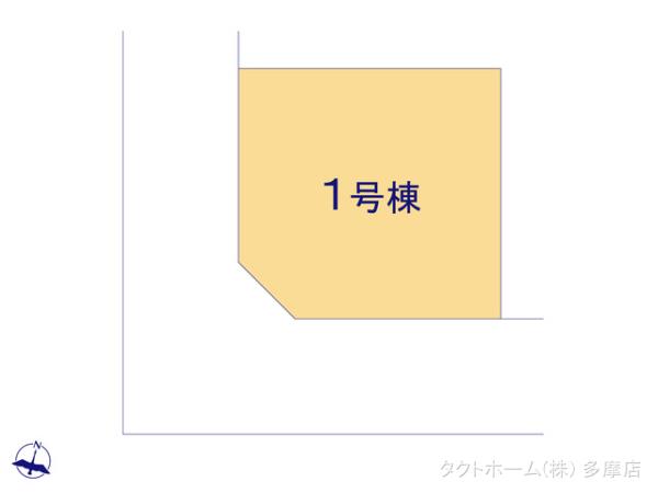 グラファーレ4121福生市武蔵野台４期１棟の見取り図