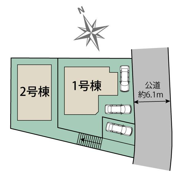 ブルーミングガーデン堺市南区槇塚台２丁２期２棟の見取り図