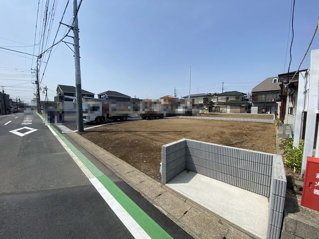 【外観図】東武野田線「新柏」駅に限定３棟登場！！現場は、始まったばかり。これからどんな家ができるのか楽しみですね♪ぜひ一度遊びに来てください♪