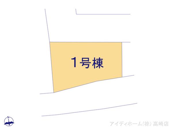 リナージュ高崎市飯塚町２３－１期の見取り図