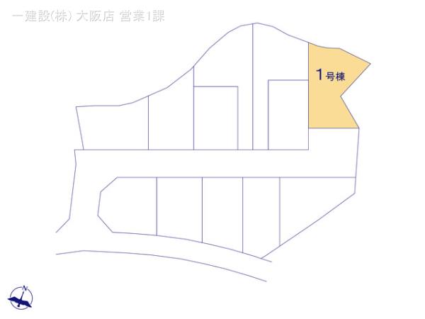 リーブルガーデン生駒市有里町２期の見取り図