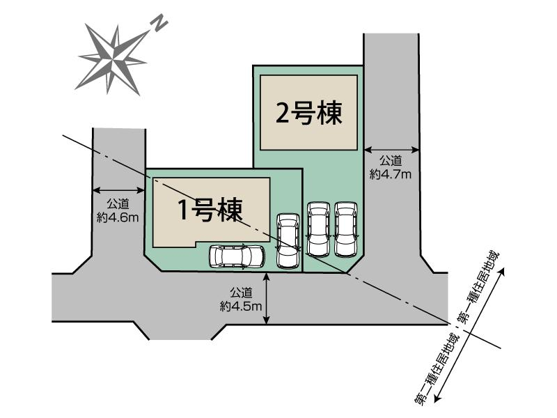 ブルーミングガーデン八千代市大和田３期２棟の見取り図