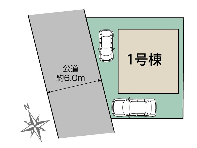 ブルーミングガーデン熊谷市別府５丁目１棟の見取り図