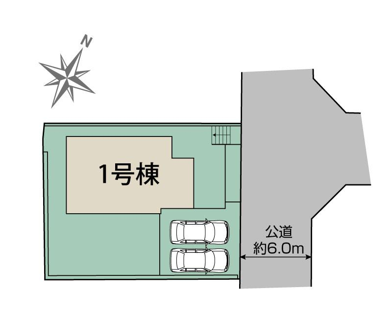 ブルーミングガーデン神戸市西区秋葉台２丁目１棟の見取り図