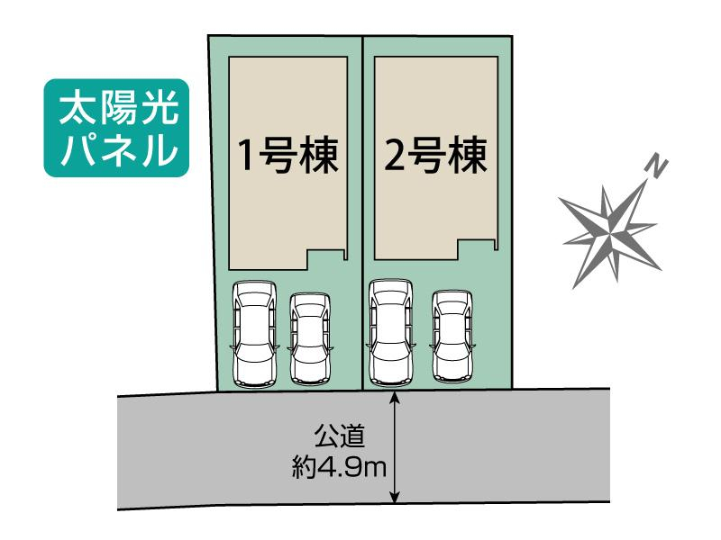 愛知郡東郷町和合ケ丘2丁目2期2棟 区画図