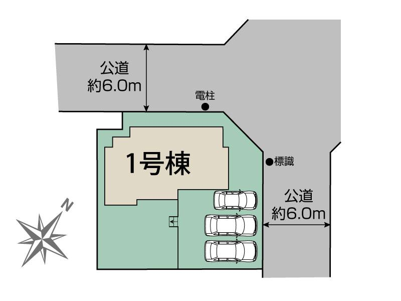 千葉市花見川区こてはし台5丁目1棟 区画図