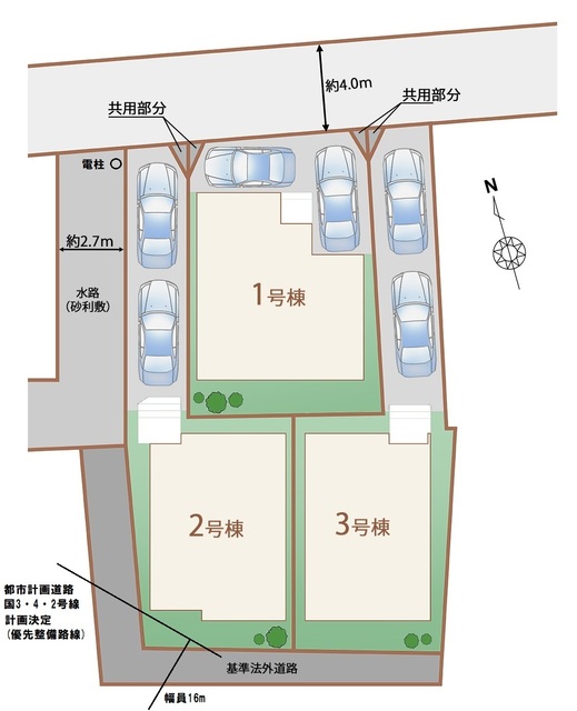 ハートフルタウン(立)国分寺東元町2期の見取り図