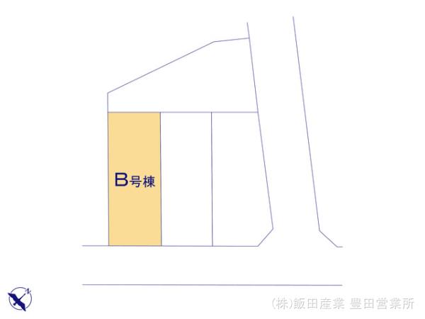ハートフルタウン(豊)豊田市市木町3期の見取り図