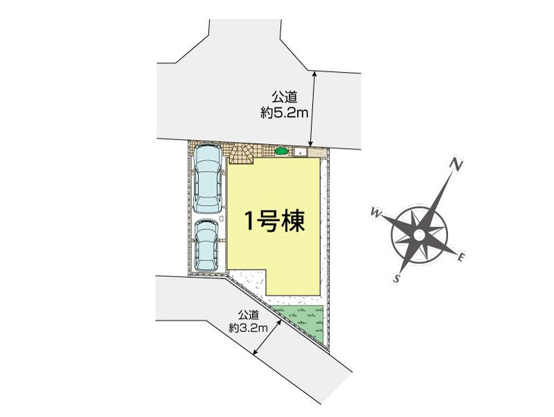 茅ヶ崎市平和町1棟 区画図