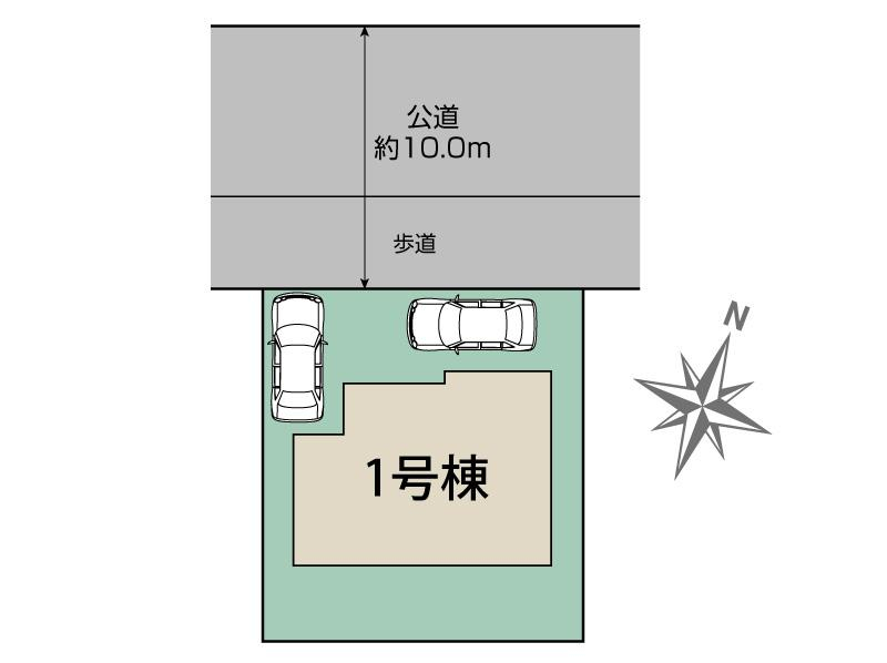 ブルーミングガーデン宝塚市中山五月台３丁目１棟の見取り図
