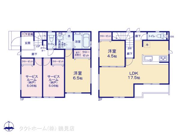 グラファーレ4118鎌倉市植木２棟の見取り図