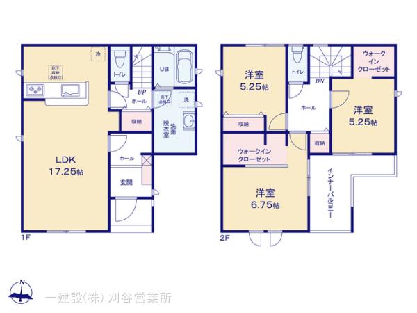 リーブルガーデン知多市新知西町の見取り図