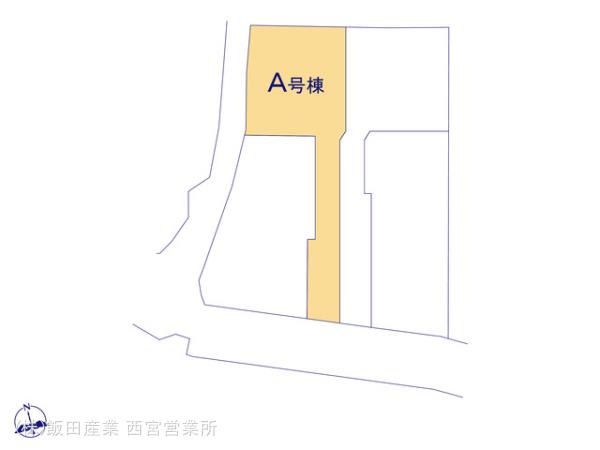 ハートフルタウン(西宮)八尾恩智中町の見取り図
