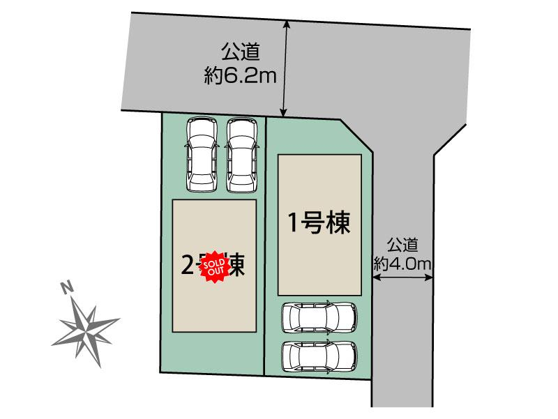 ブルーミングガーデン三鷹市大沢５丁目２棟の見取り図