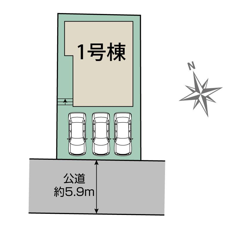 ブルーミングガーデン木更津市祇園４丁目１棟の見取り図