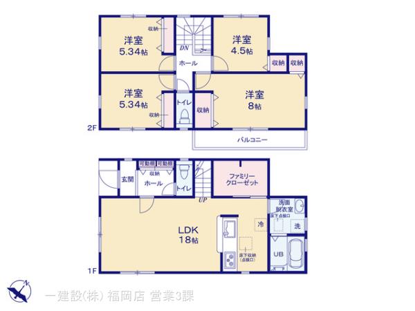 リーブルガーデン鳥栖市田代昌町の見取り図