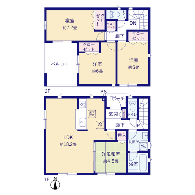 クレイドルガーデン川西町結崎 第16の見取り図