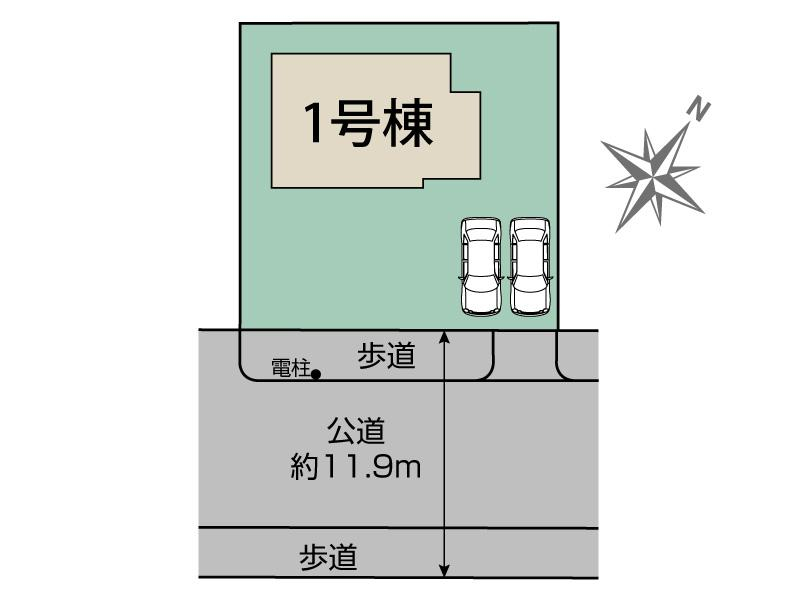 ブルーミングガーデン豊能町光風台６丁目１棟の見取り図