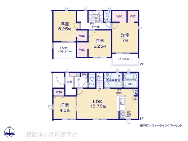 リーブルガーデン豊川大崎町の見取り図