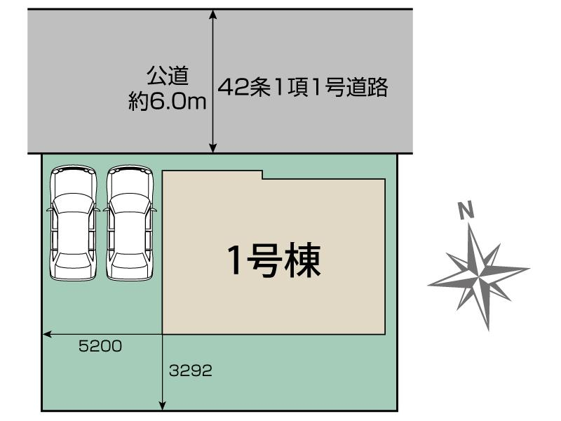 川越市霞ヶ関東5丁目6期1棟 区画図