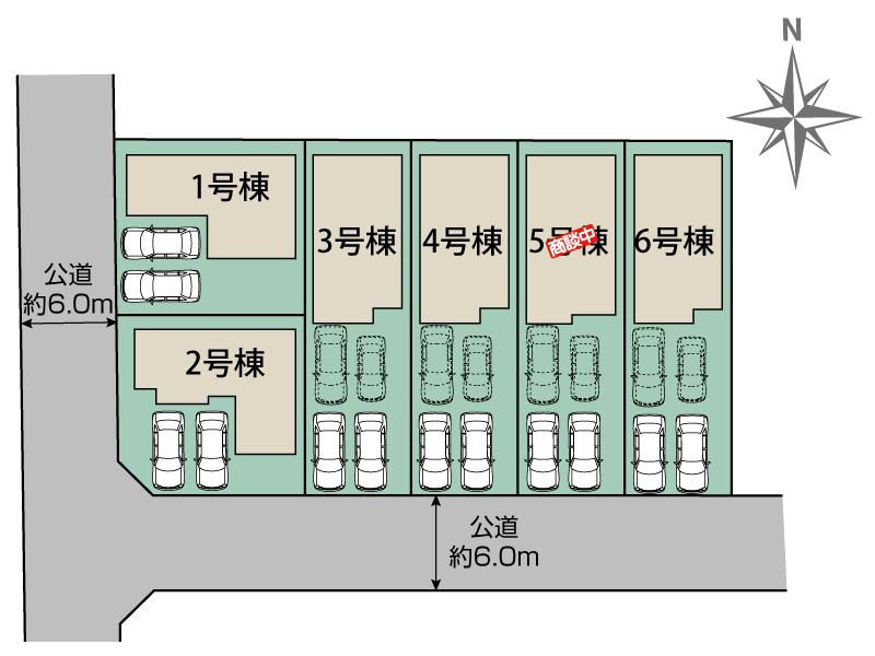 ブルーミングガーデン豊川市八幡町６棟の見取り図