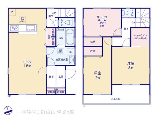 リーブルガーデン神奈川区神大寺１丁目の見取り図