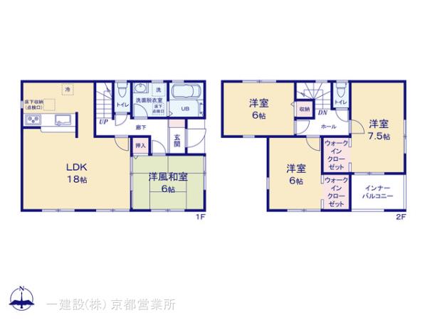 リーブルガーデン橿原市新口町第７の見取り図