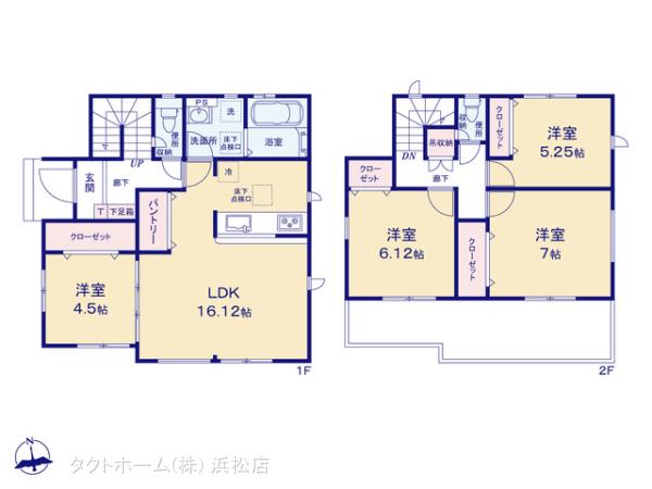 グラファーレ4043豊川市三蔵子町１１棟の見取り図