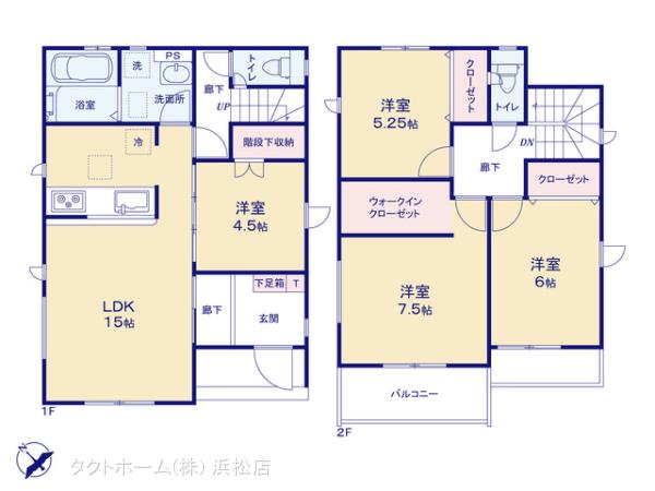 グラファーレ4153豊川市上野３棟の見取り図