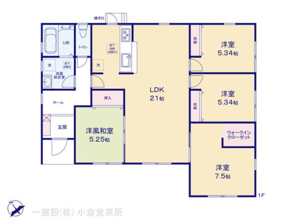 リーブルガーデン行橋市行事第8の見取り図