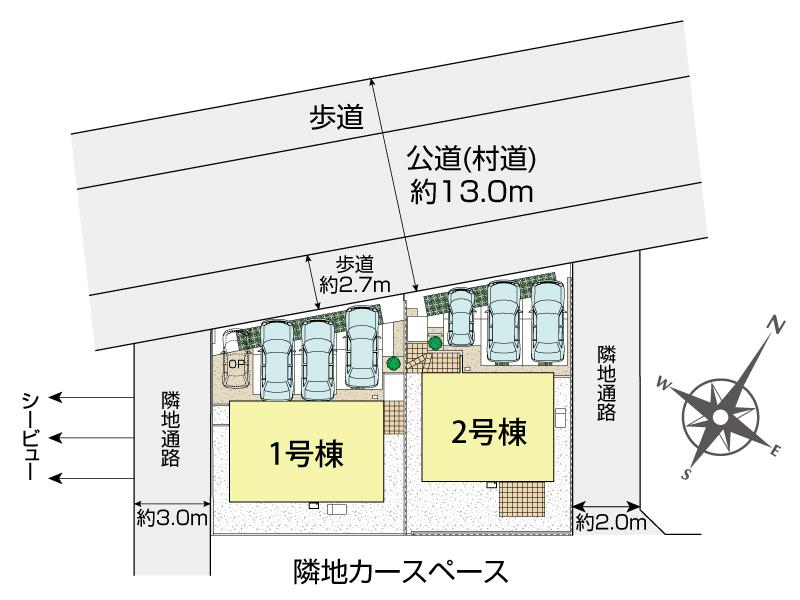 読谷村楚辺2期2棟 区画図