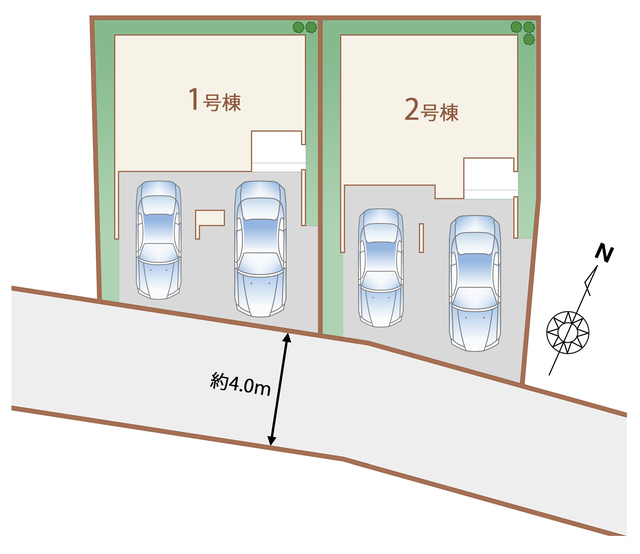 ハートフルタウン太白区南仙台駅1期の見取り図