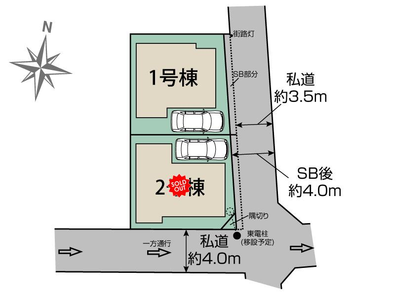 ブルーミングガーデン練馬区小竹町２丁目２棟の見取り図