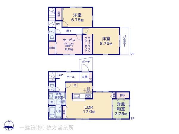 リーブルガーデン大和高田市池田の見取り図