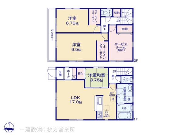 リーブルガーデン大和高田市池田の見取り図