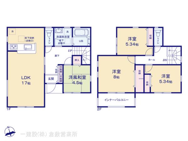 リーブルガーデン福山御幸町中津原第２の見取り図