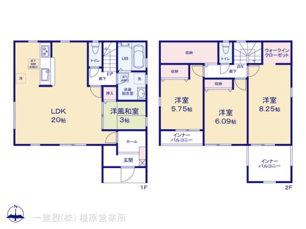 リーブルガーデン桜井市西之宮５期の見取り図